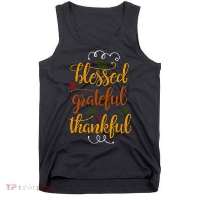 Blessed Grateful Thankful Tank Top