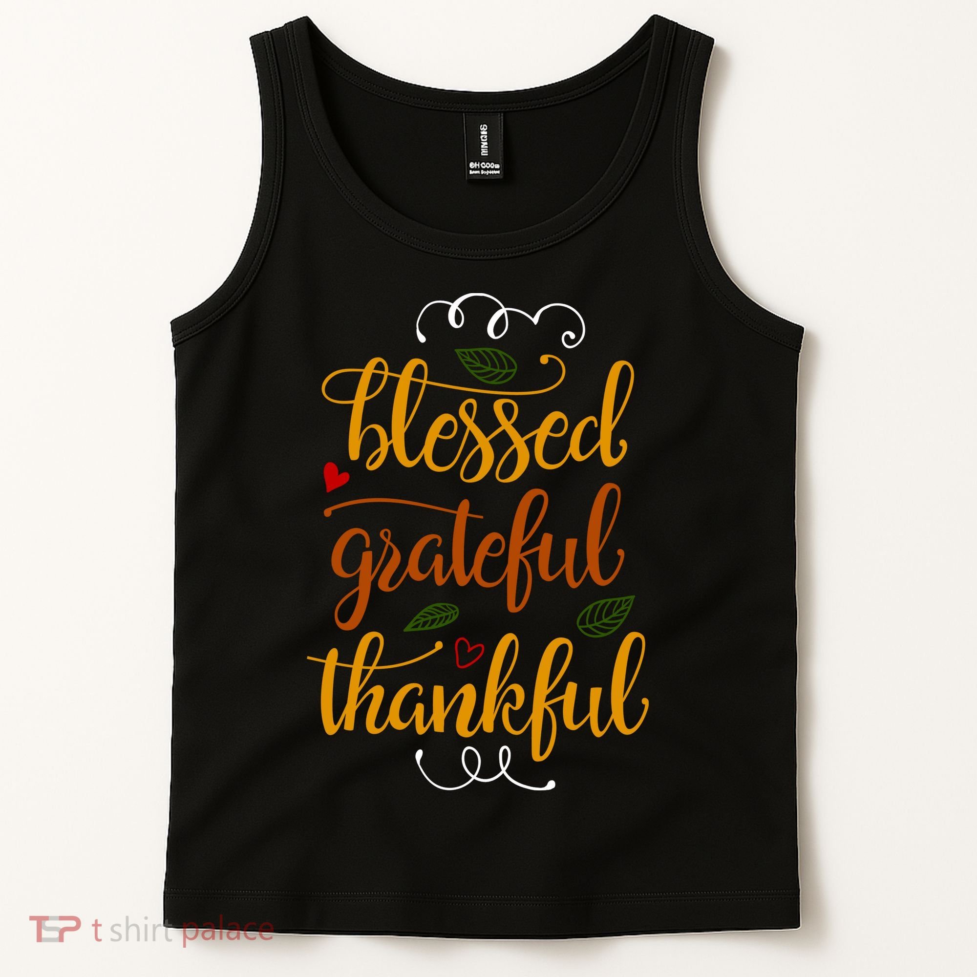 Blessed Grateful Thankful Tank Top