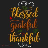 Blessed Grateful Thankful Golf Towel thumb 3