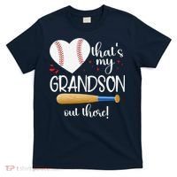 Baseball Grandma Thats My Grandson Out There Gifts T-Shirt thumb 0