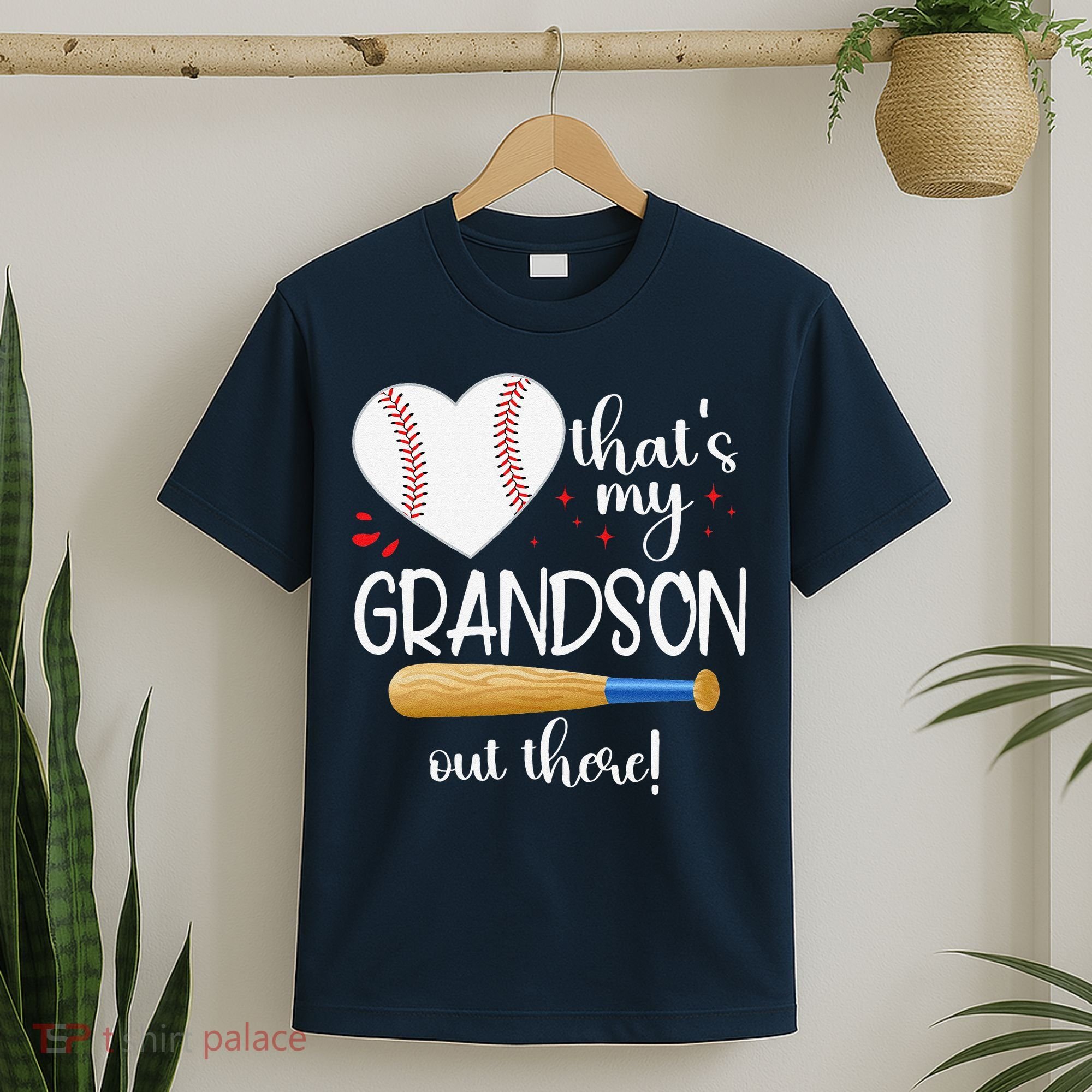 Baseball Grandma Thats My Grandson Out There Gifts T-Shirt