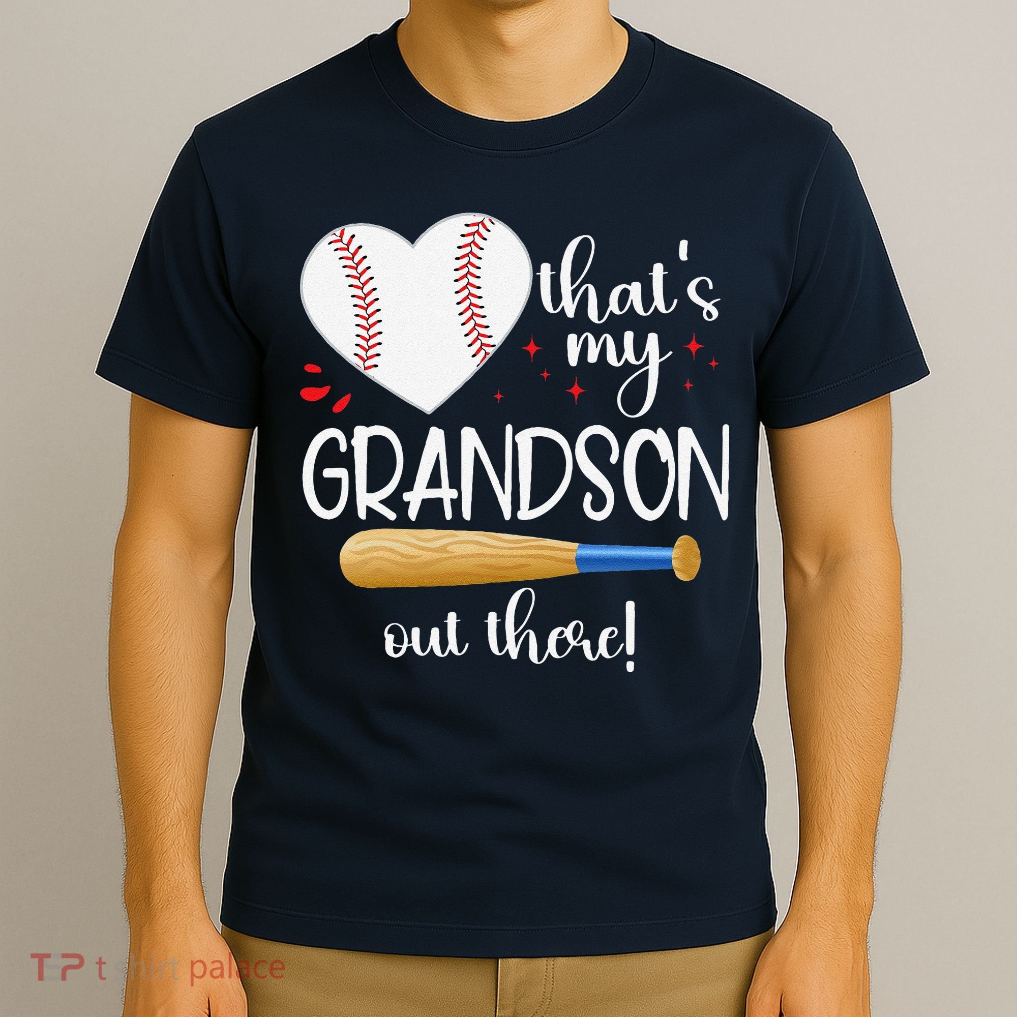 Baseball Grandma Thats My Grandson Out There Gifts T-Shirt