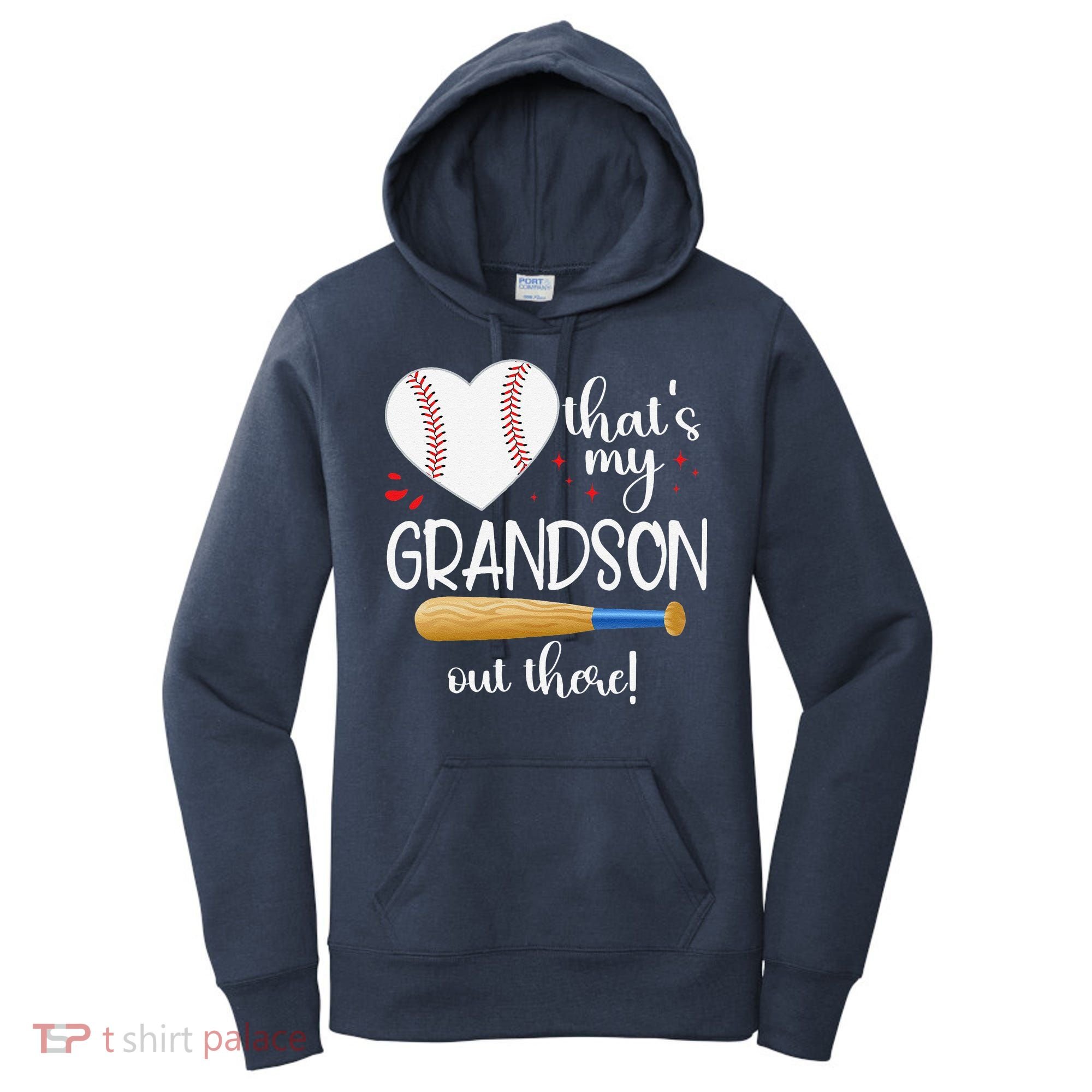 Baseball Grandma Thats My Grandson Out There Gifts Women's Hoodie