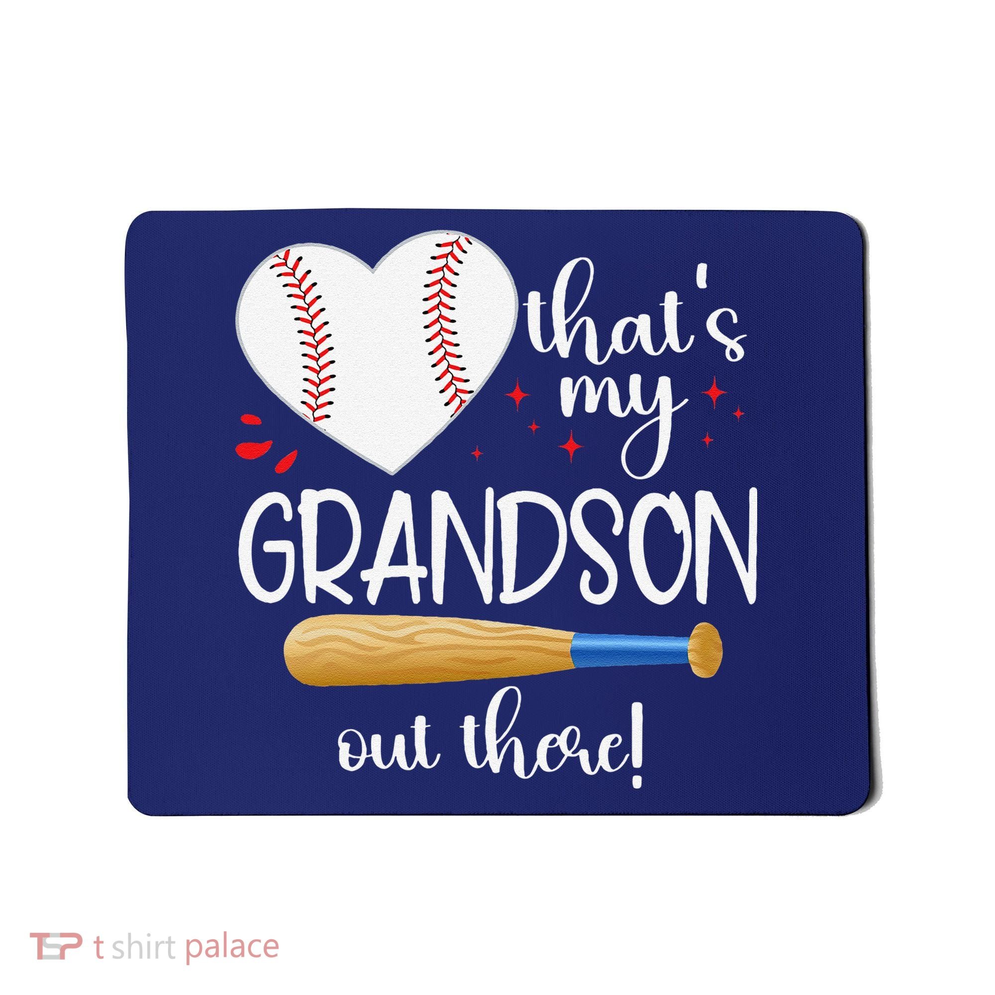 Baseball Grandma Thats My Grandson Out There Gifts Mousepad
