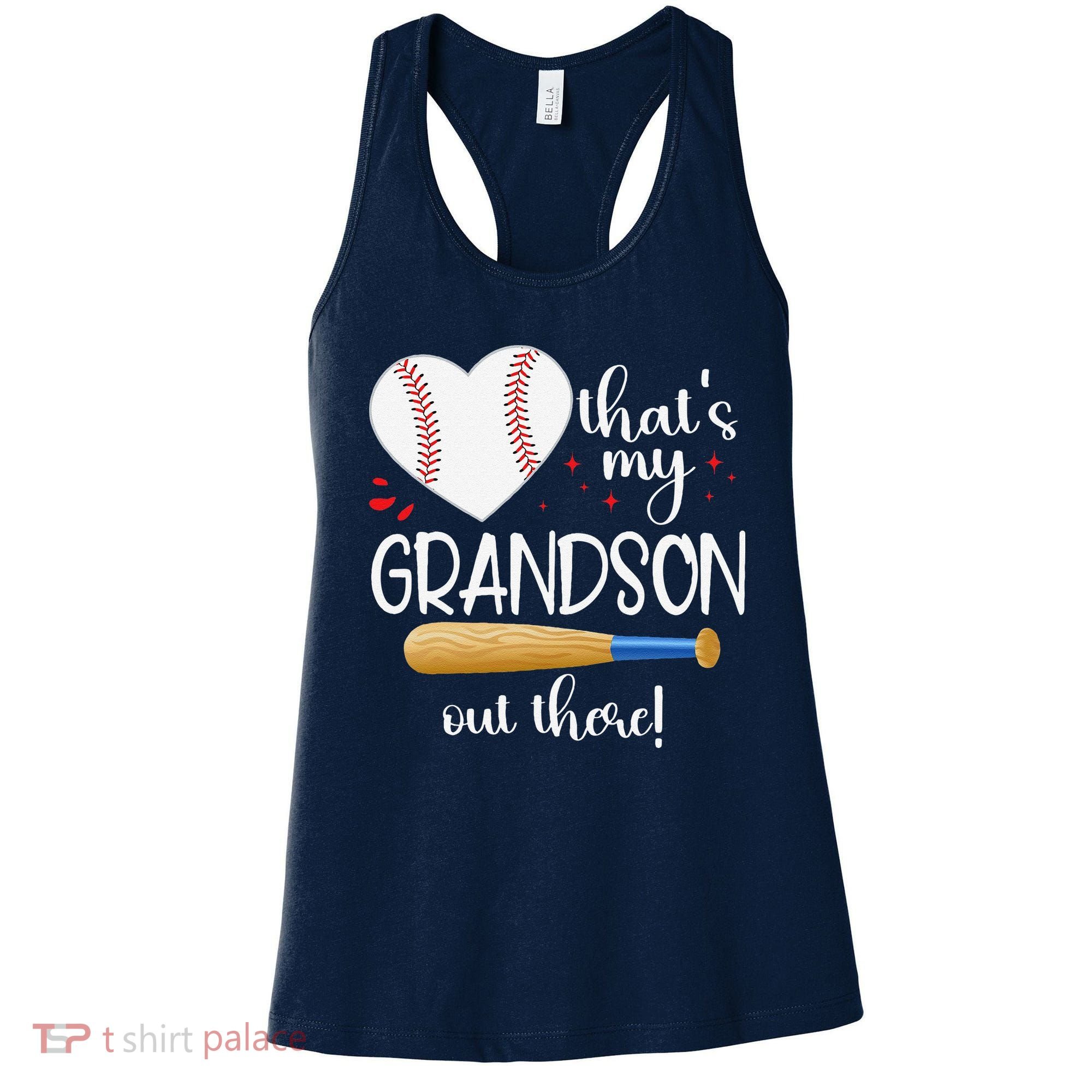 Baseball Grandma Thats My Grandson Out There Gifts Women's Tank Top