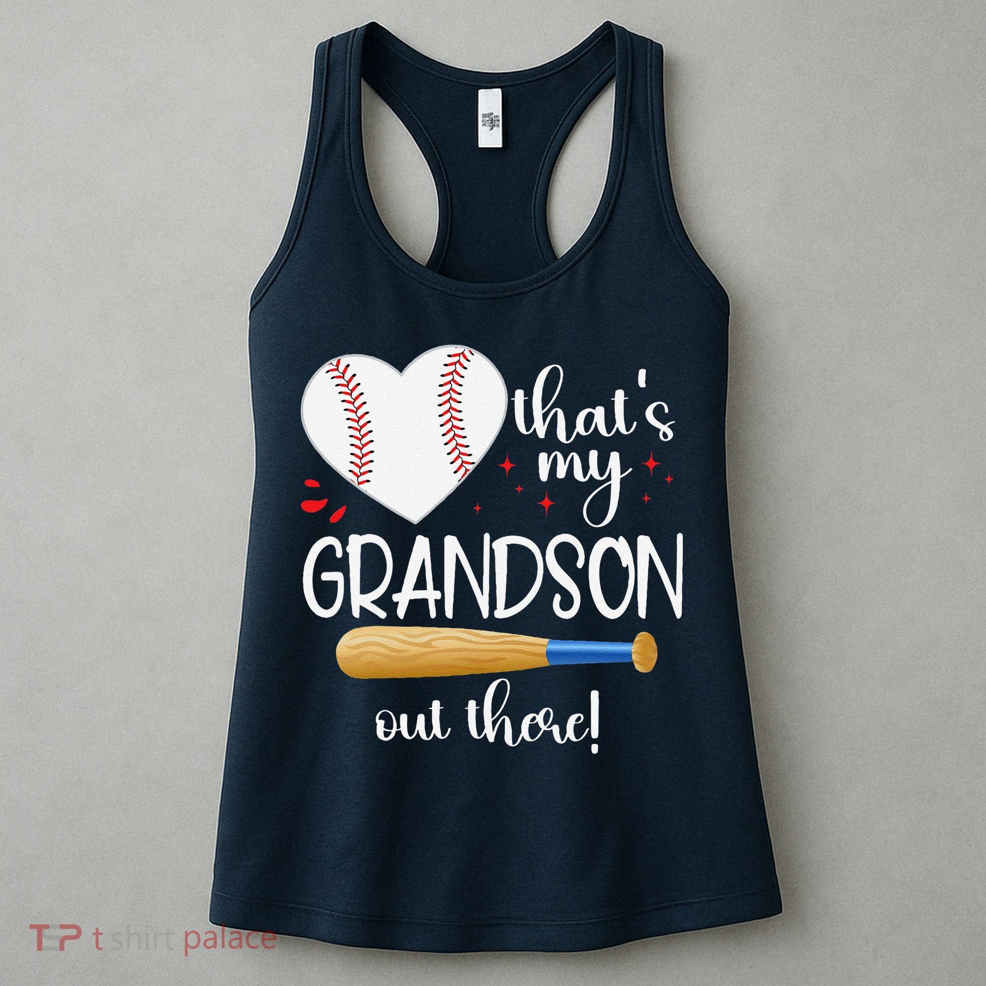 Baseball Grandma Thats My Grandson Out There Gifts Women's Tank Top