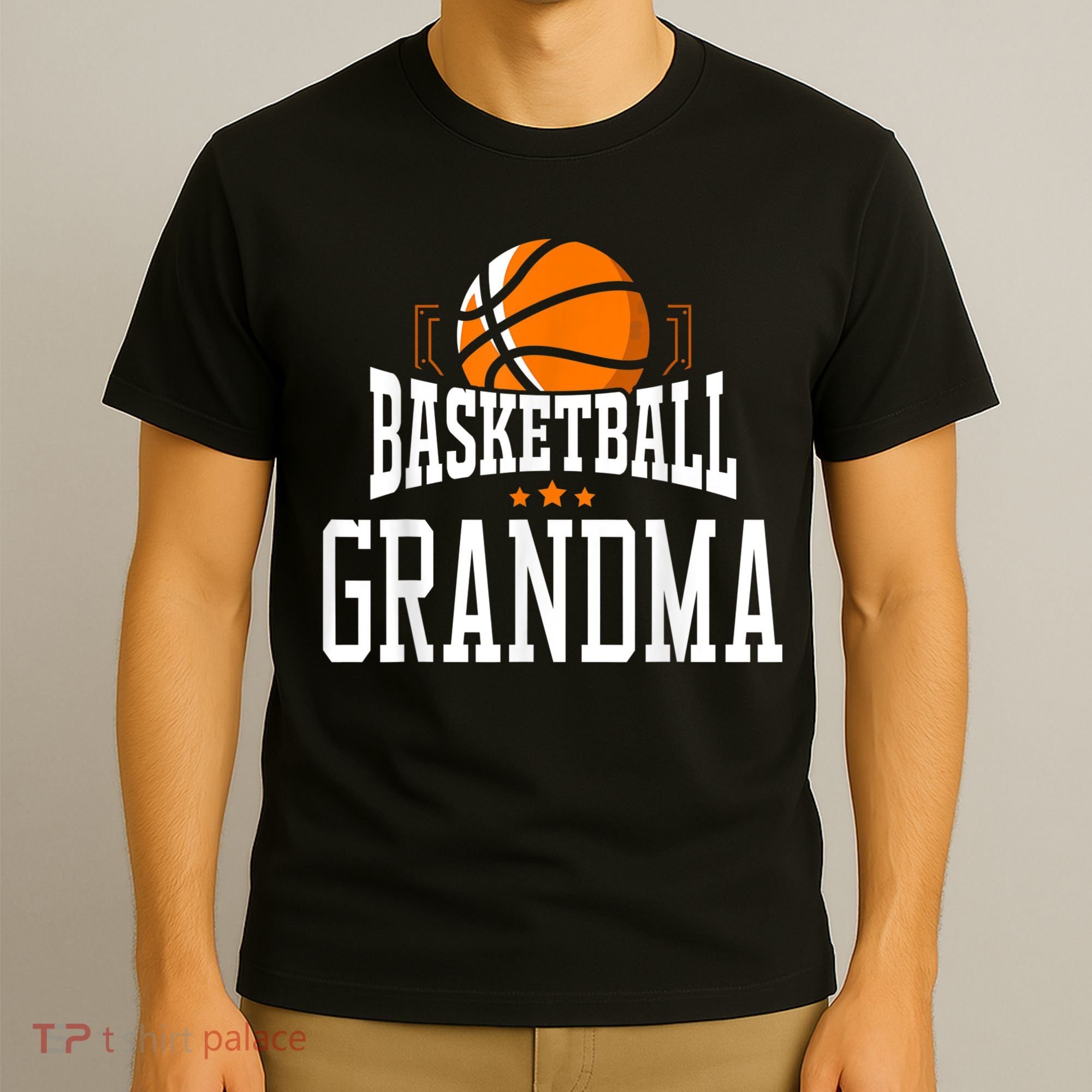 Basketball Grandma Team Sports Fan T-Shirt