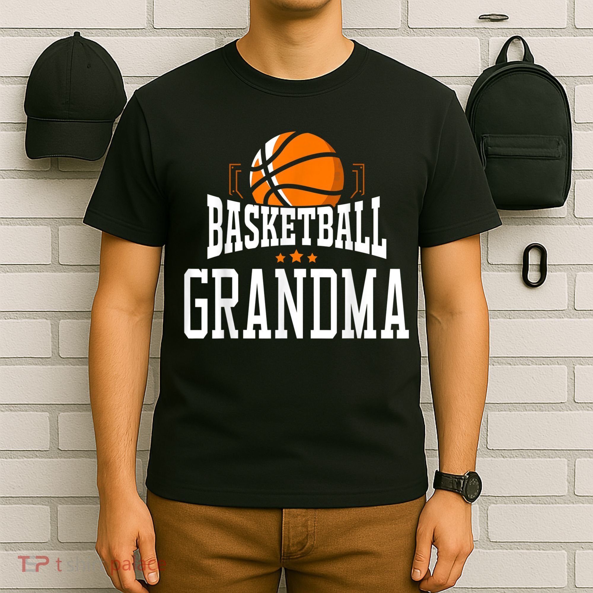 Basketball Grandma Team Sports Fan T-Shirt