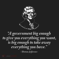 Big Government Thomas Jefferson Quote Beanie thumb 2