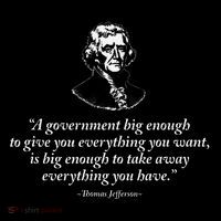Big Government Thomas Jefferson Quote Mousepad thumb 1