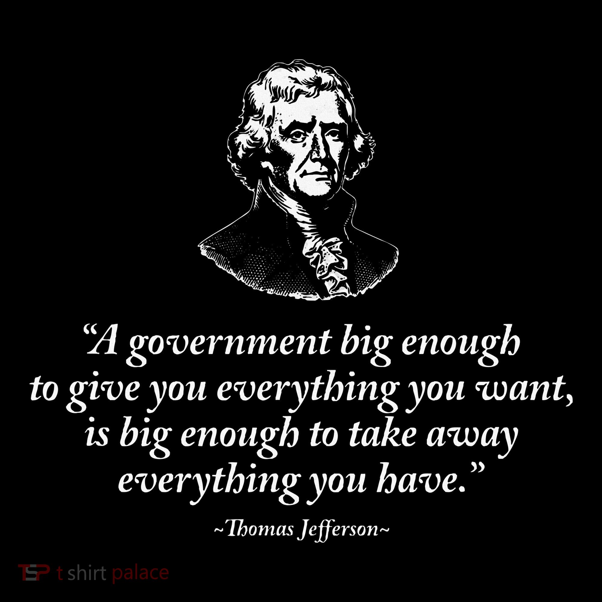 Big Government Thomas Jefferson Quote Mousepad
