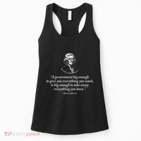 Big Government Thomas Jefferson Quote Women's Tank Top thumb 0