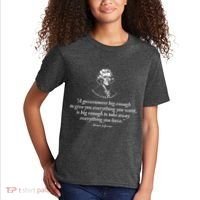 Big Government Thomas Jefferson Quote Kids T-Shirt thumb 2