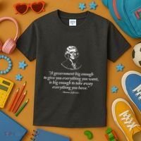 Big Government Thomas Jefferson Quote Kids T-Shirt thumb 3