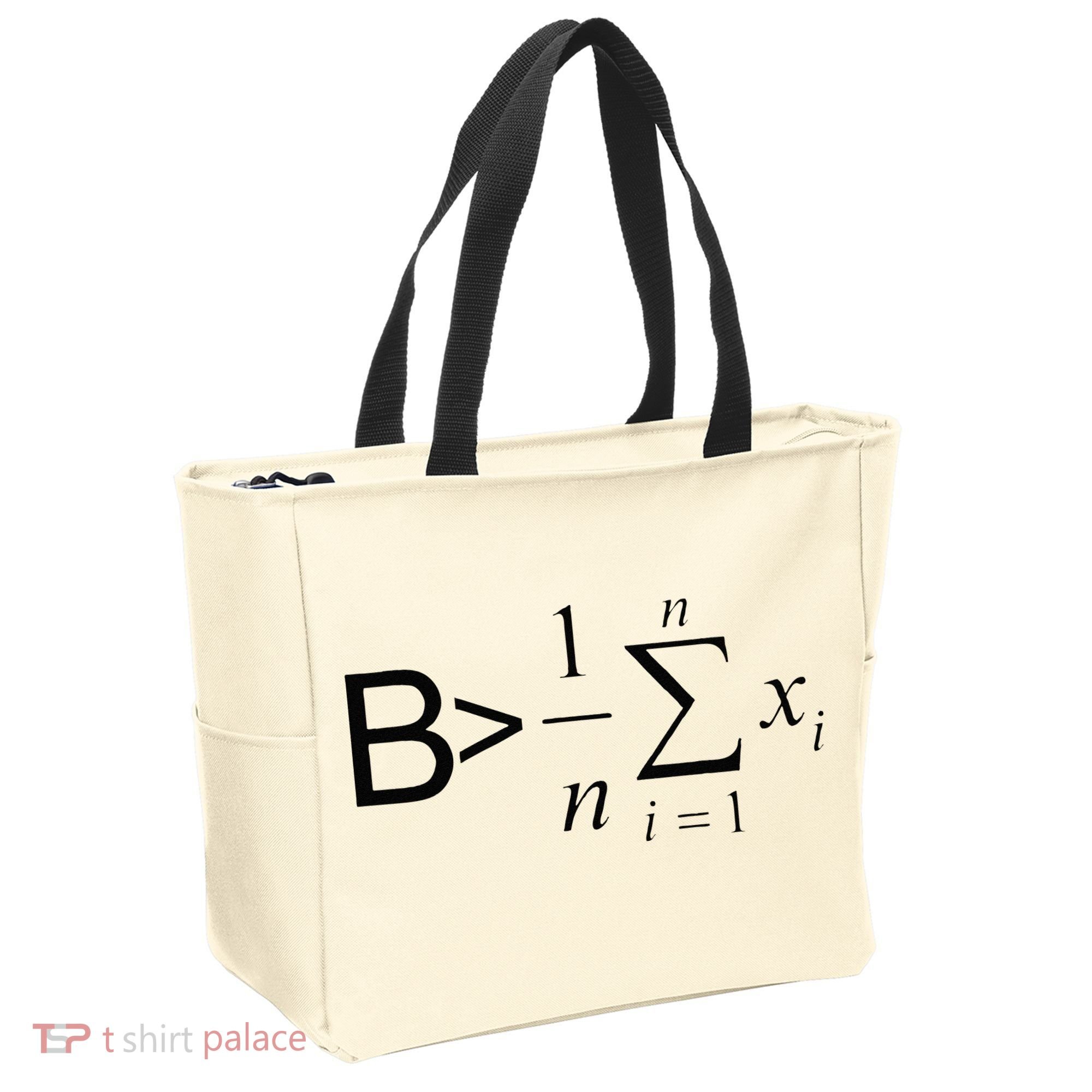 Be Greater Than Average Math Joke Funny Math Teacher Tote Bag