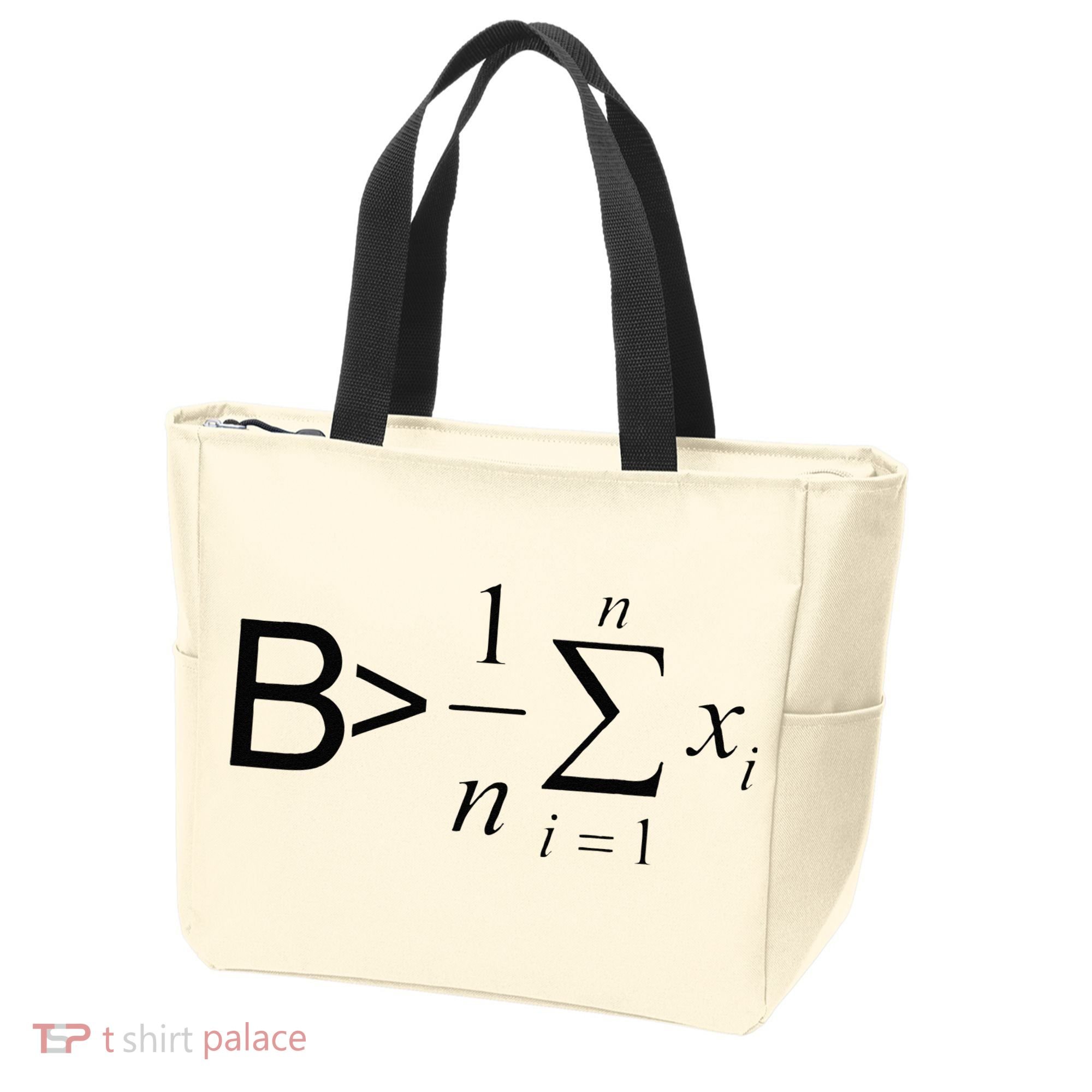 Be Greater Than Average Math Joke Funny Math Teacher Tote Bag