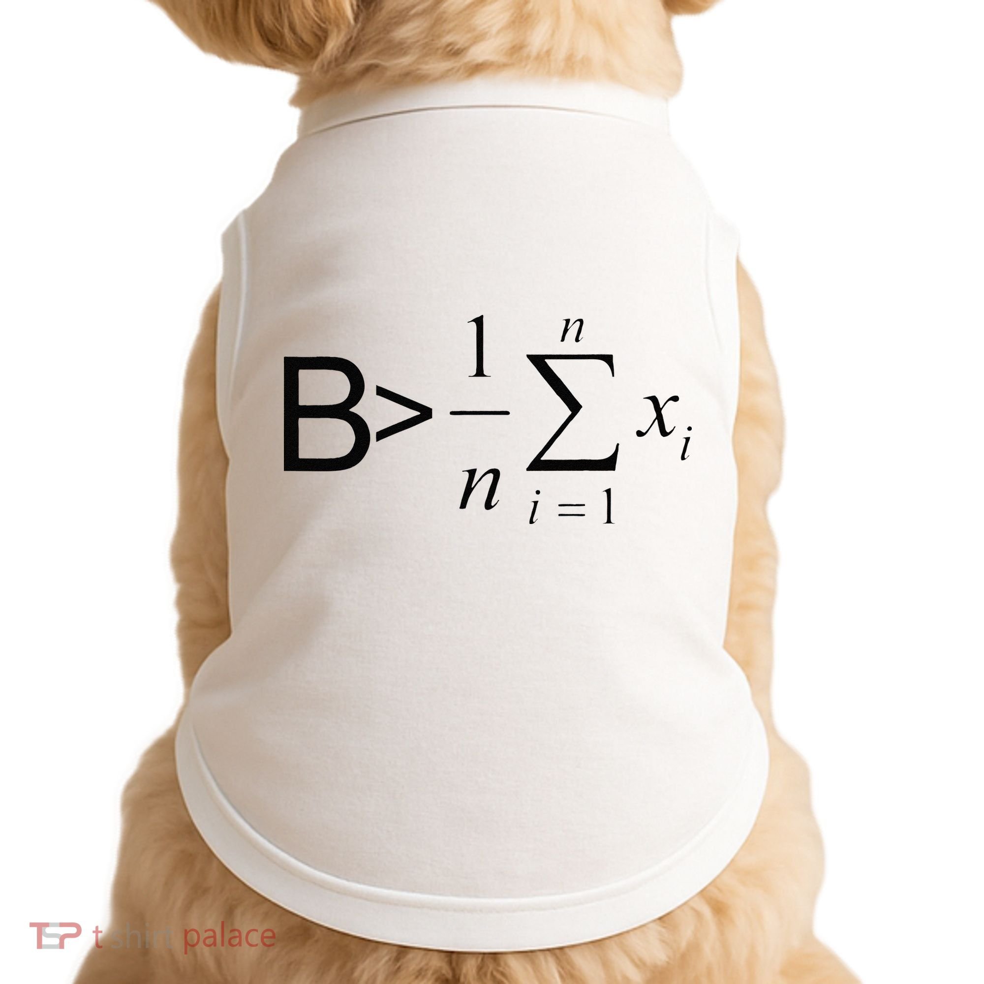 Be Greater Than Average Math Joke Funny Math Teacher Doggie Tank
