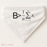 Be Greater Than Average Math Joke Funny Math Teacher USA-Made Doggie Bandana thumb 0
