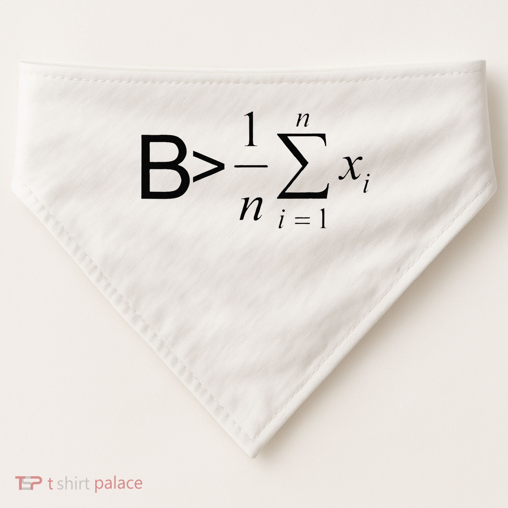 Be Greater Than Average Math Joke Funny Math Teacher USA-Made Doggie Bandana