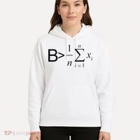 Be Greater Than Average Math Joke Funny Math Teacher Hoodie thumb 5