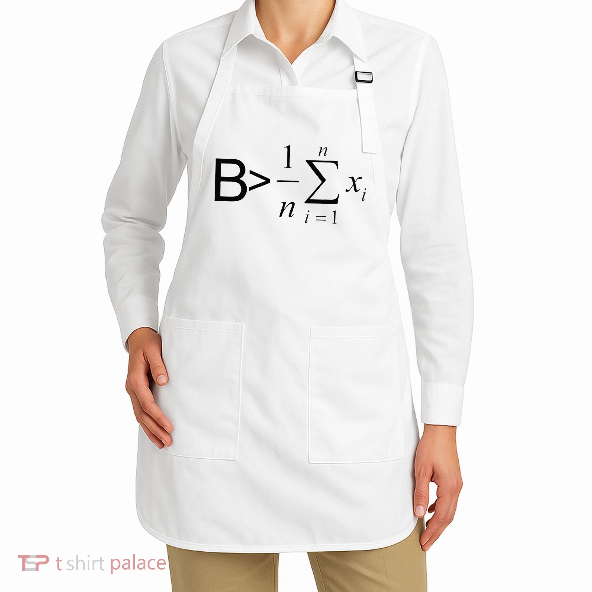 Be Greater Than Average Math Joke Funny Math Teacher Apron