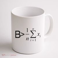 Be Greater Than Average Math Joke Funny Math Teacher Coffee Mug thumb 1