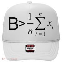 Be Greater Than Average Math Joke Funny Math Teacher Hat thumb 0