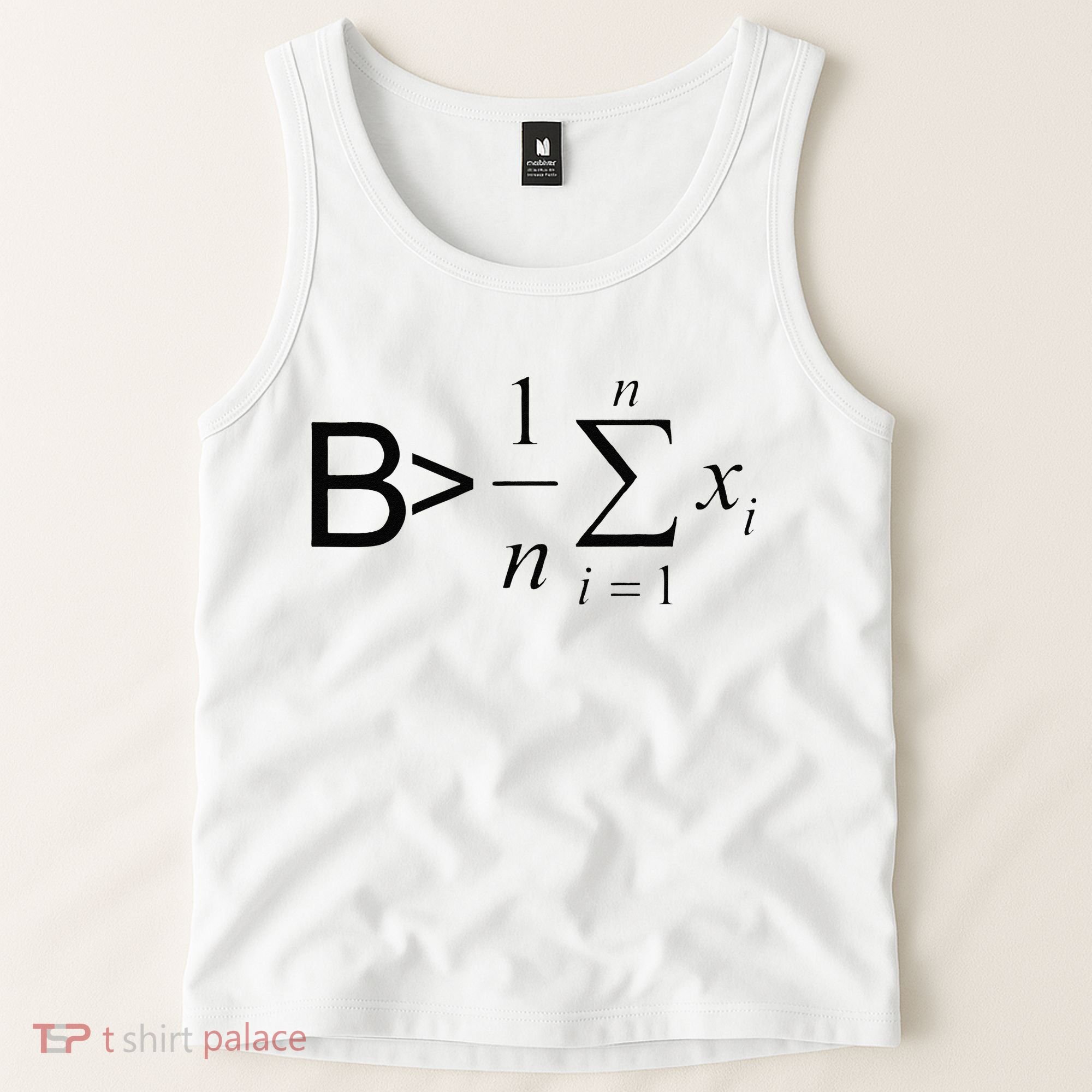Be Greater Than Average Math Joke Funny Math Teacher Tank Top
