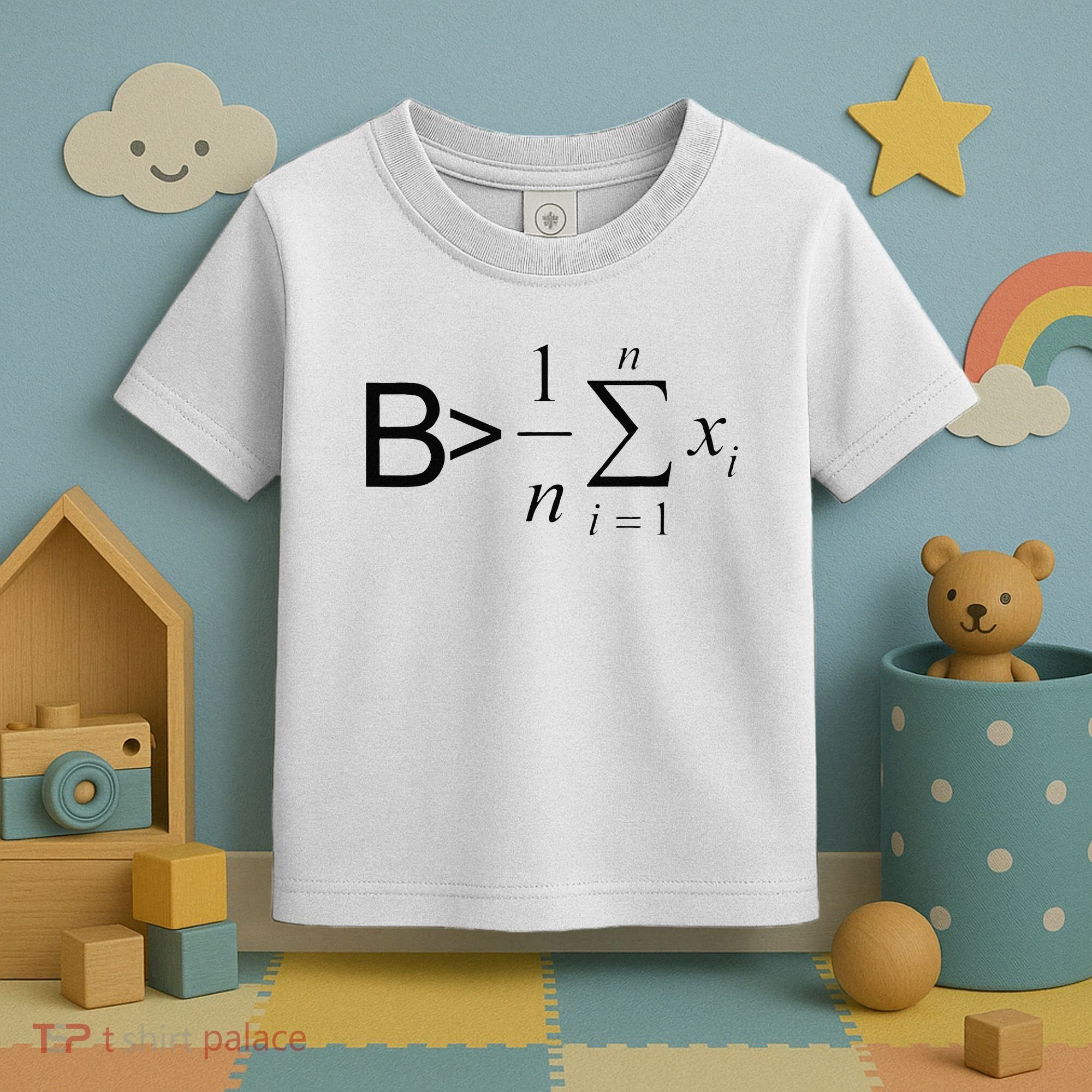 Be Greater Than Average Math Joke Funny Math Teacher Toddler T-Shirt