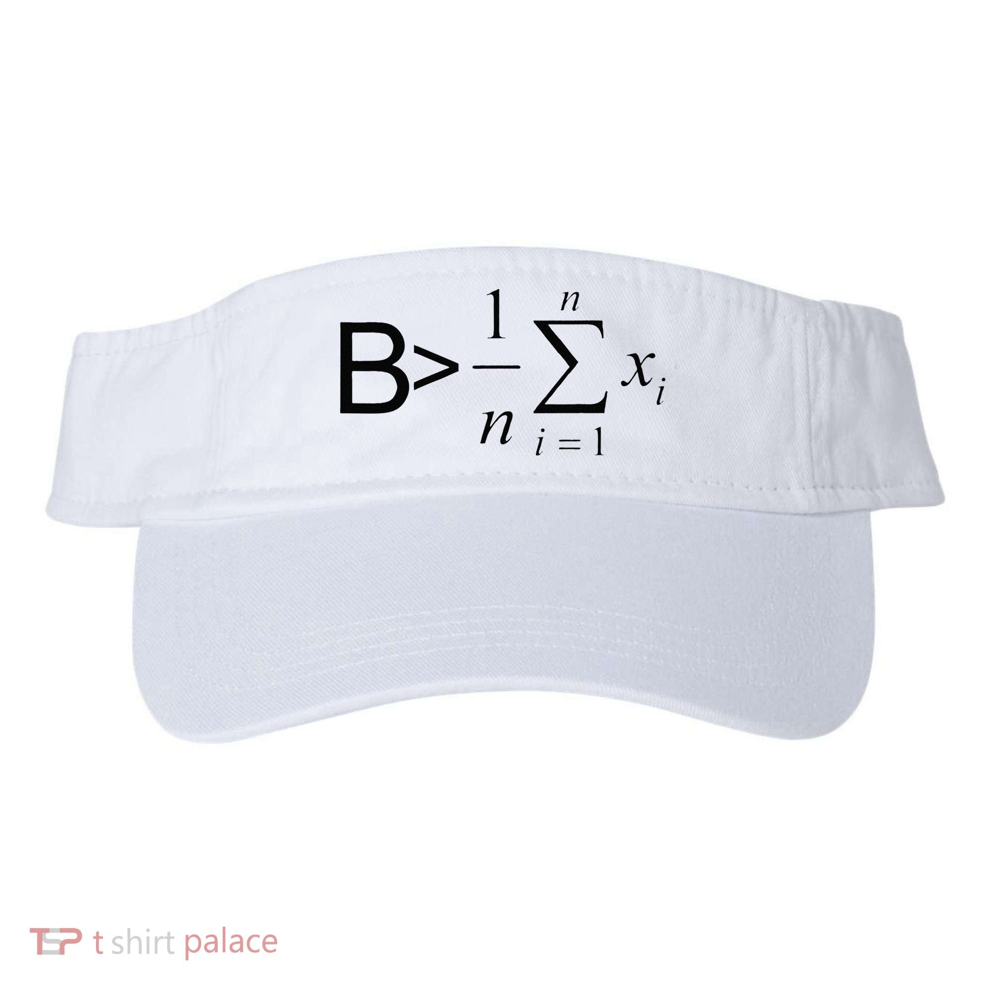 Be Greater Than Average Math Joke Funny Math Teacher Visor