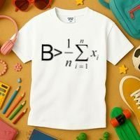 Be Greater Than Average Math Joke Funny Math Teacher Kids T-Shirt thumb 3