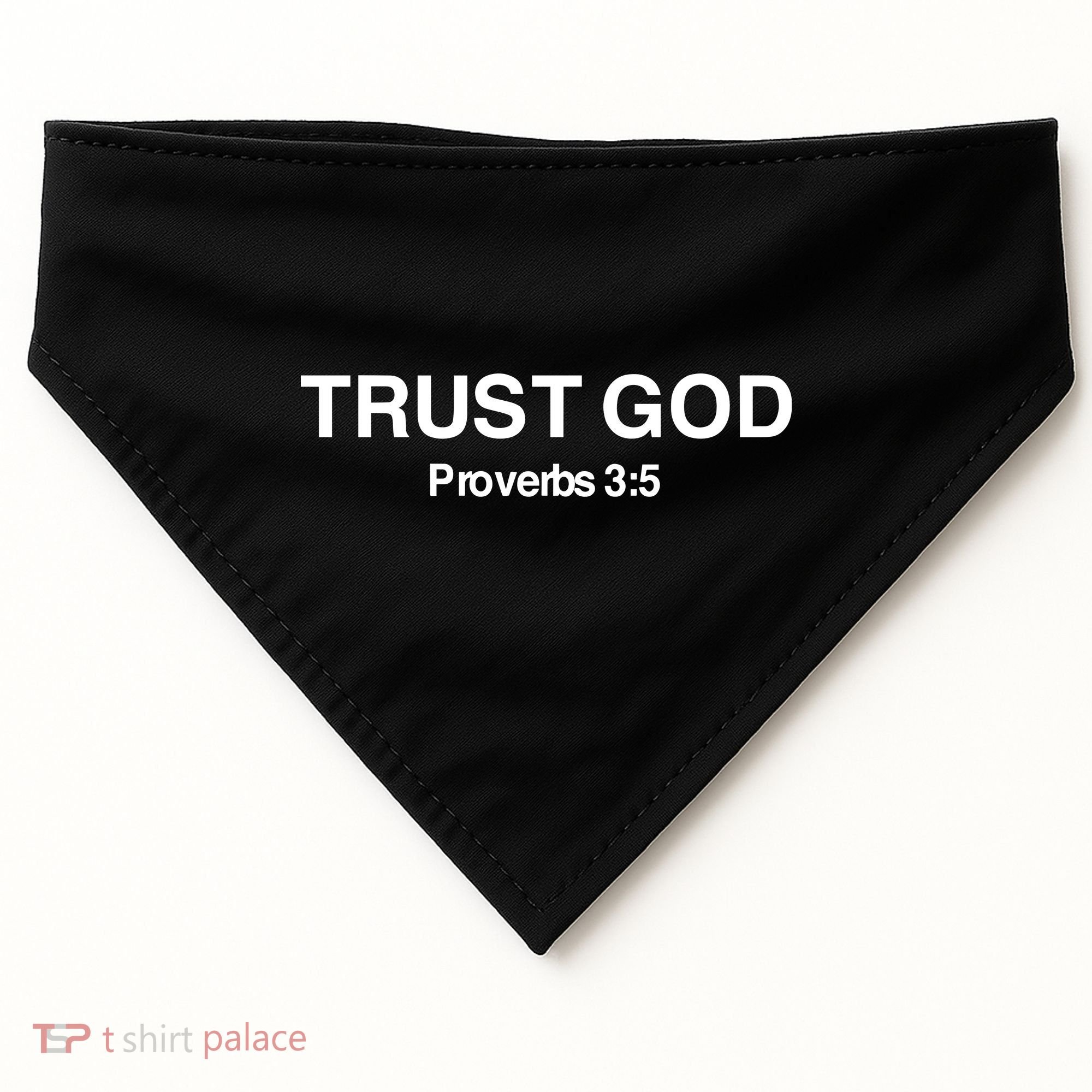 Bryson Gray Trust God Proverbs USA-Made Doggie Bandana