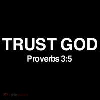 Bryson Gray Trust God Proverbs Coaster thumb 2