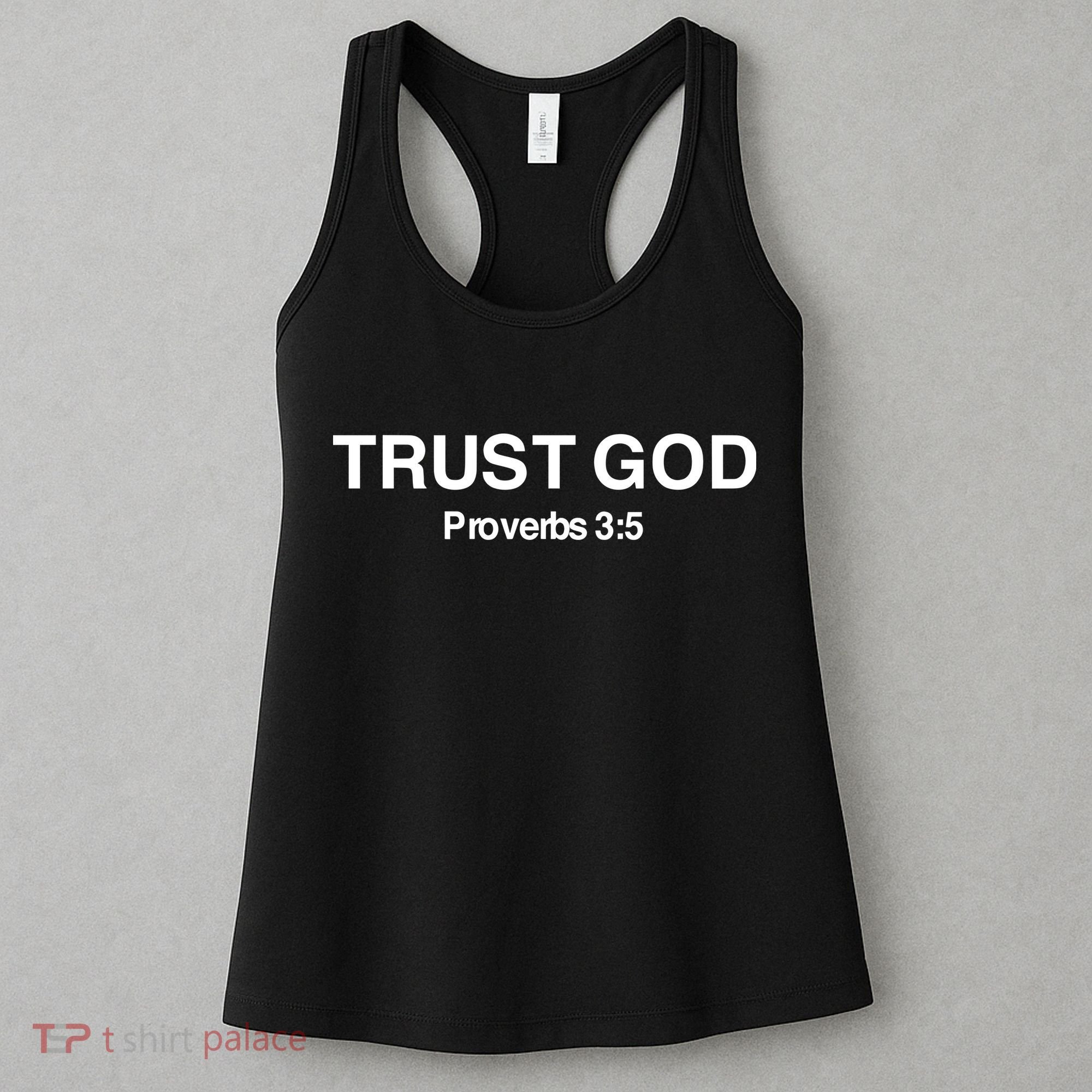 Bryson Gray Trust God Proverbs Women's Tank Top