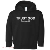 Bryson Gray Trust God Proverbs Toddler Hoodie thumb 0