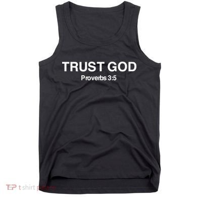 Bryson Gray Trust God Proverbs Tank Top