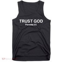 Bryson Gray Trust God Proverbs Tank Top thumb 0