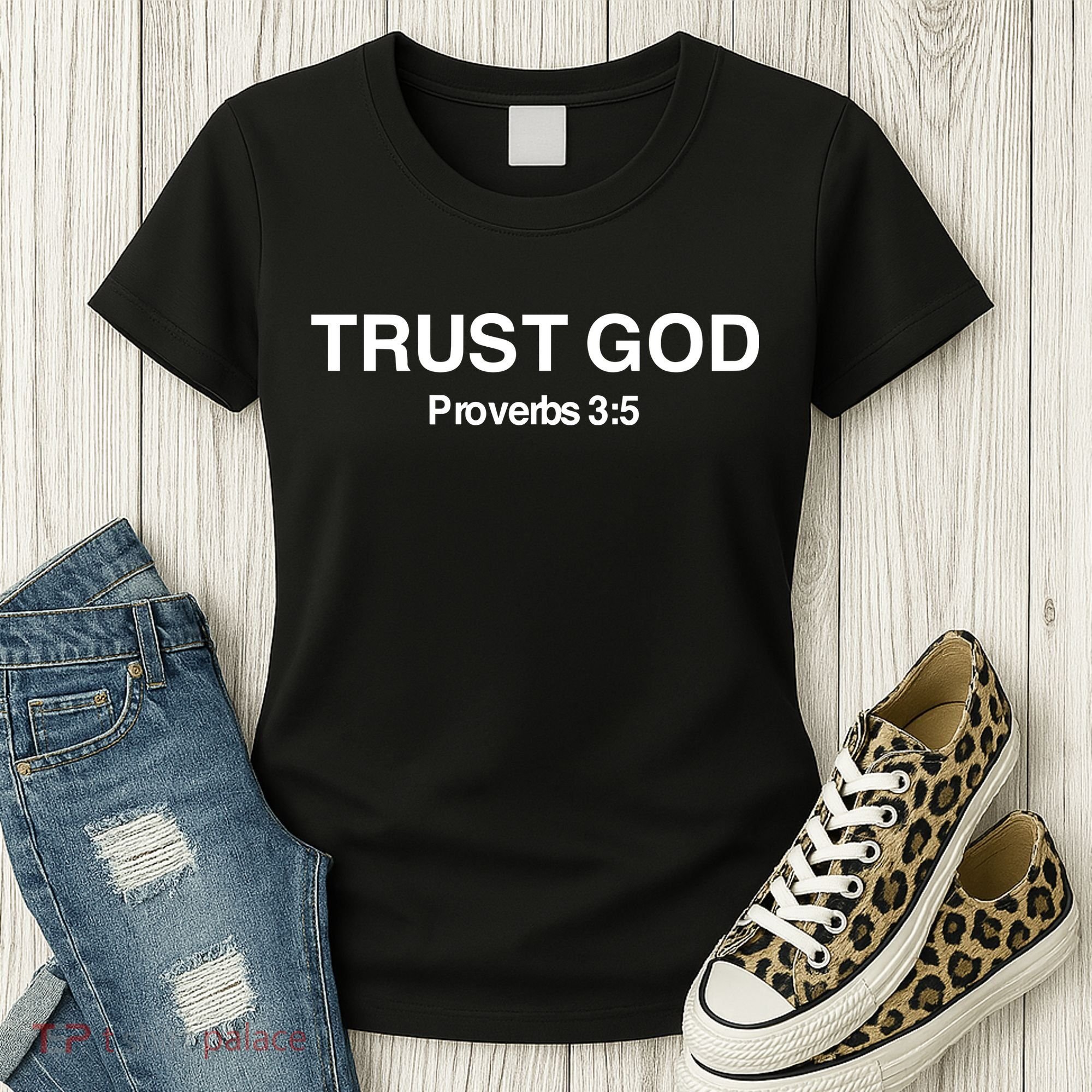 Bryson Gray Trust God Proverbs Women's T-Shirt