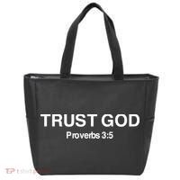 Bryson Gray Trust God Proverbs Tote Bag thumb 0