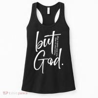 But God There Was No Way But God Made A Way Women's Tank Top thumb 0