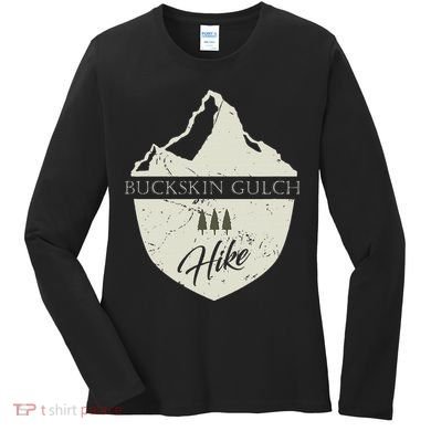 Buckskin Gulch Utah Hiking With Mountain Women's Long Sleeve Shirt