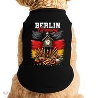 Berlin Germany Vacation Travel Souvenir German Flag Doggie Tank thumb 0