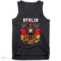 Berlin Germany Vacation Travel Souvenir German Flag Tank Top thumb 0