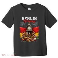 Berlin Germany Vacation Travel Souvenir German Flag Toddler T-Shirt thumb 0