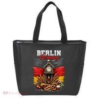 Berlin Germany Vacation Travel Souvenir German Flag Tote Bag thumb 0