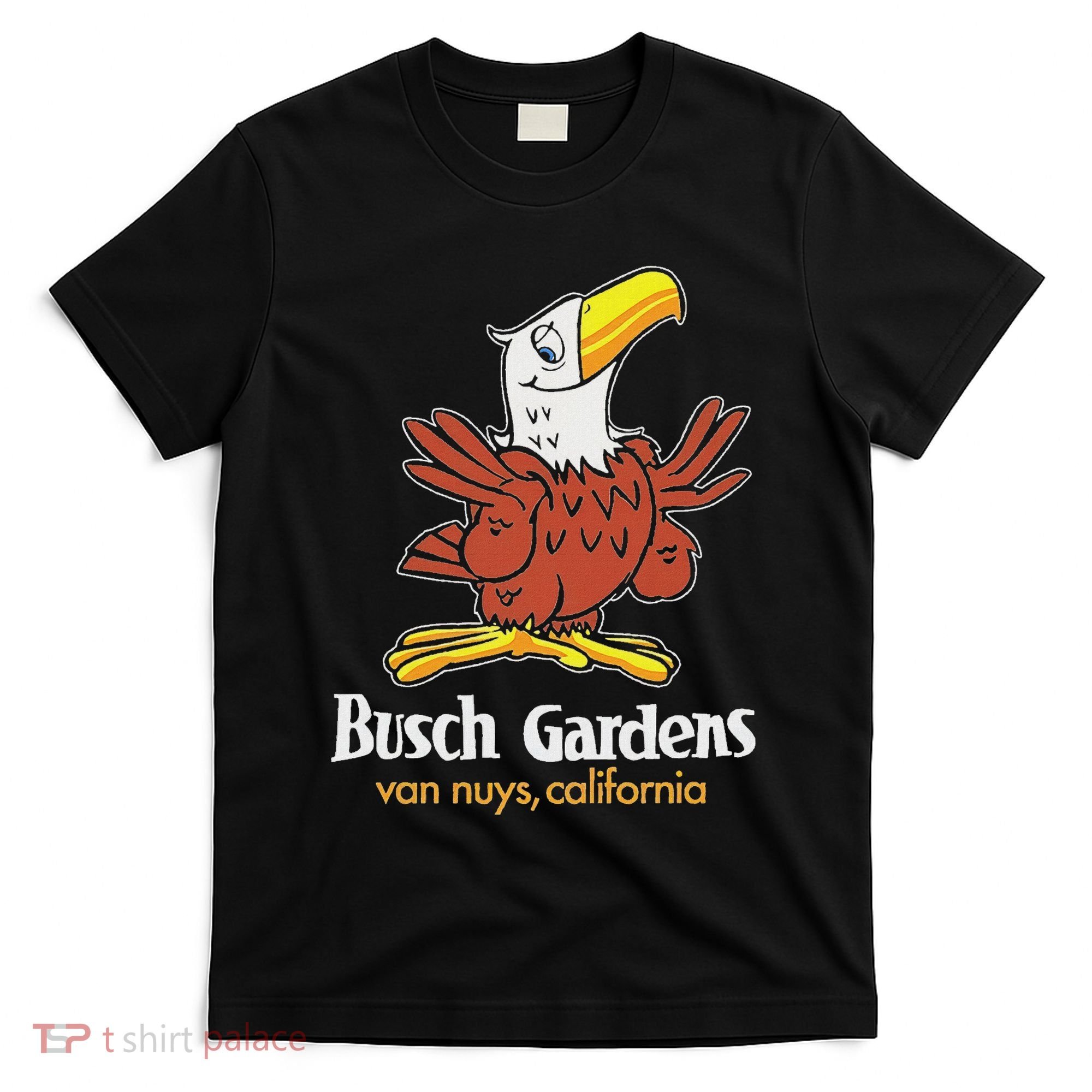 Bush Gardens Van Nuys Amusement Park Vintage T-Shirt