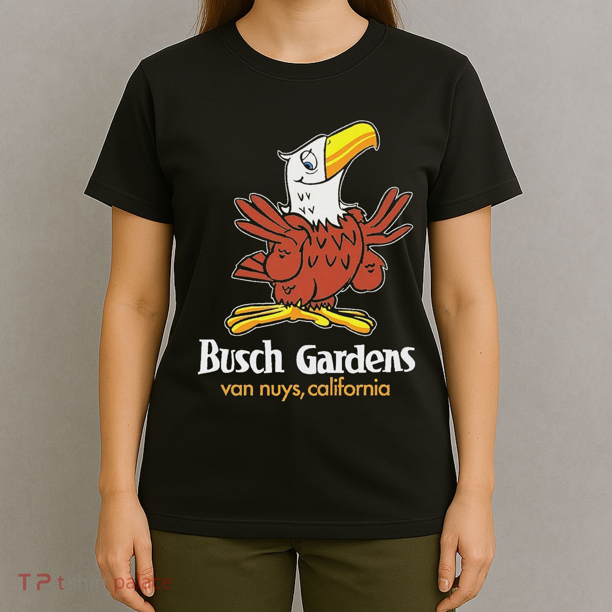 Bush Gardens Van Nuys Amusement Park Vintage T-Shirt