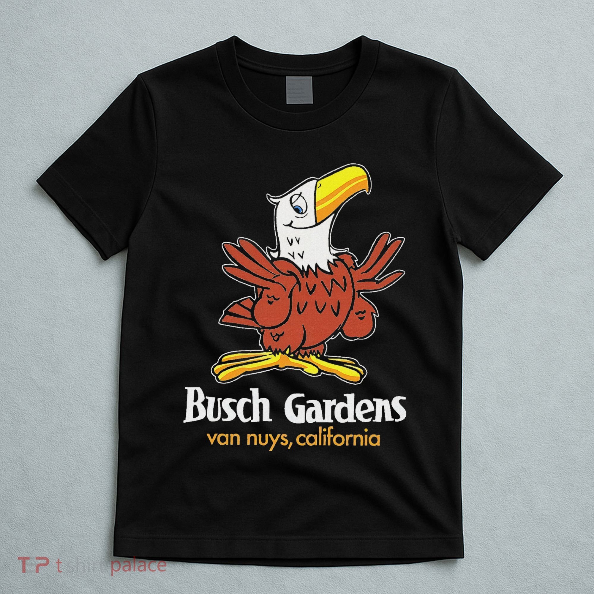 Bush Gardens Van Nuys Amusement Park Vintage T-Shirt