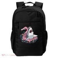Beach Gone Wild Flamingo Shark Backpack thumb 0