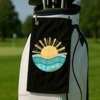 Behavior Goes Where Reinforcement Flows BCBA RBT SPED Para Golf Towel thumb 2
